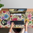 thumbnail image 4 of Long Mouse Pads for Desk,Pioneer Flower Floral Print Pattern Desk Mats on Top Of Desks, Desk Mouse Pad Extra Large with 3mm Non-Slip Base and Stitched Edge for Gaming,Office,Work,Home 47.3"x23.6", 4 of 6