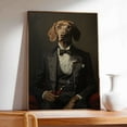 thumbnail image 4 of Hudo Harrier Painting Gentleman Style on Canvas, Harrier Vintage Costume Style Animals Posters For Home Decorations, Living Room, Bathroom Decor, 4 of 5