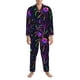 thumbnail image 3 of Fotbe Multi-colored Spiders Pijama de Hombre con Estampado de Manga Larga, Conjunto de 2 Piezas, Ropa de Dormir Suave y Cómoda con Bolsillos-XX-Large, 3 of 7