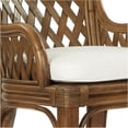 thumbnail image 2 of OSP Home Furnishings Plantation 24" Counter Stool with Brown Stained Wood Rattan Frame Finish, 2 of 5