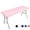 Pink, variant on Bxaolu Spandex Rectangle Table Cloth 1 Pack, Elastic Fitted Tablecloths for Picnic, Stretch Washable Patio Table Cover for Outdoor, Camping, Banquet and Parties (30x60.25 Inch)