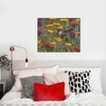 thumbnail image 4 of Zufioo Humming Bird Print Canvas Decorative Painting with Solid Wood Frame Art Decoration, Suitable for Home and Office Wall Decoration, 4 of 6