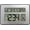 Silver, variant on 513-1419C Atomic Digital Wall Clock with Calendar and Indoor Temperature