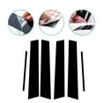 thumbnail image 2 of Xotic Tech Black Window Pillar Posts Molding Pre-Cut Cover Side Door Trims 6pcs for Toyota Camry 2018 2019 2020, 2 of 7