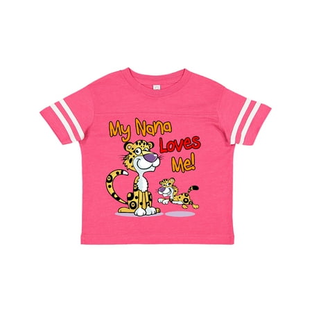

Inktastic My Nana Loves Me Cat Gift Toddler Boy or Toddler Girl T-Shirt