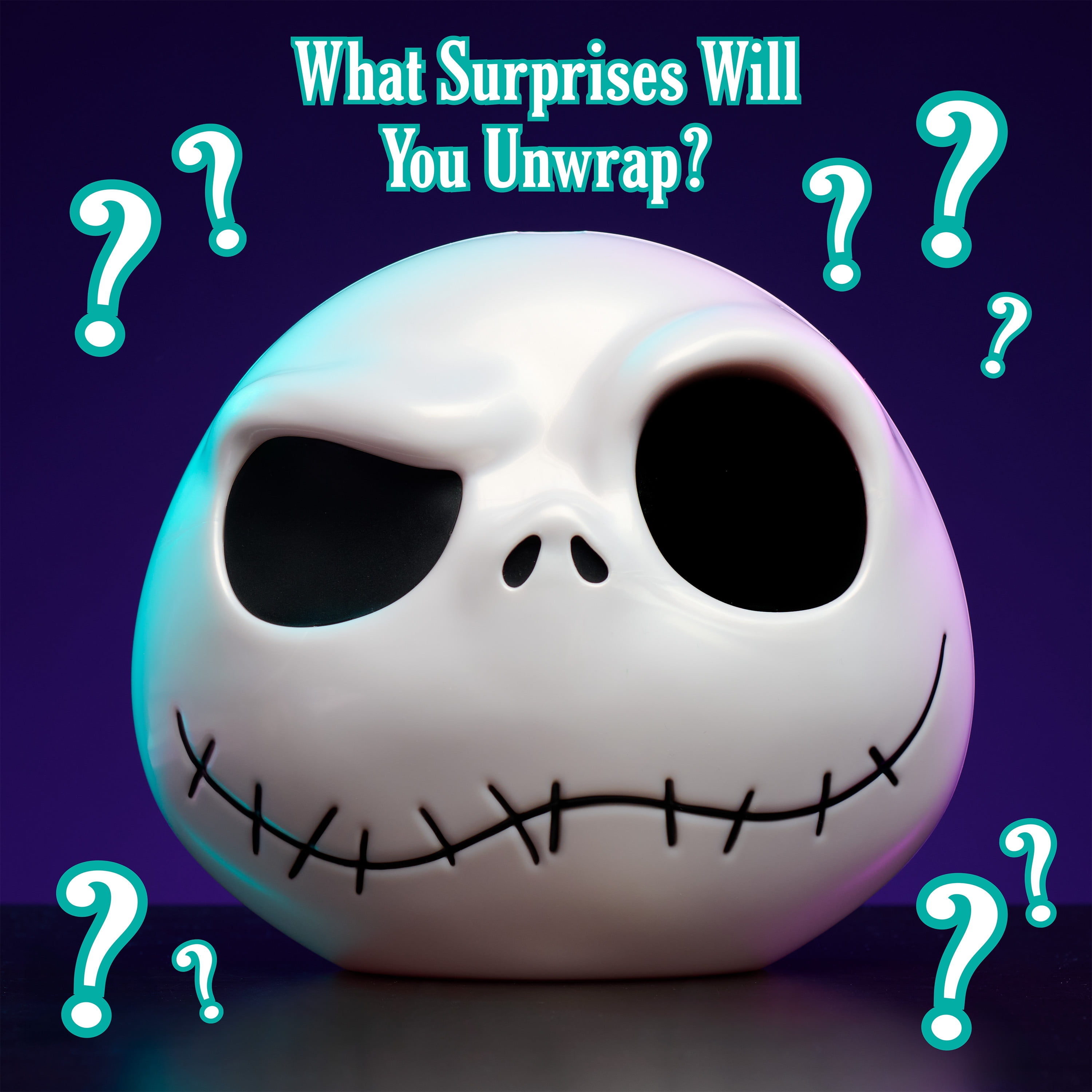 Capsule surprise géante « L’étrange Noël de M. Jack » de Tim Burton et Disney, contient 10 surprises, jouets pour enfants de 3 ans et plus par Just Play