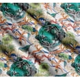 thumbnail image 3 of Soimoi Cotton Voile Fabric floral,bird & tiger face Animal Print Fabric by Yard 56 Inch Wide, 3 of 7