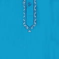 thumbnail image 3 of SKAVIJ Kurta Courte en Coton pour Hommes Col Rond Tunique Coupe Régulière (Moyen, Turquoise), 3 of 5