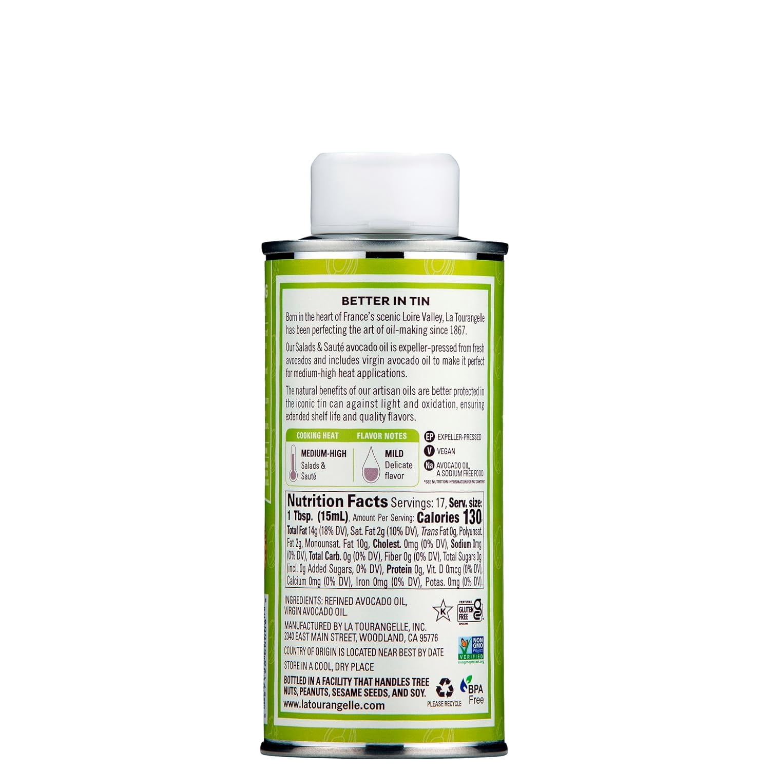 La Tourangelle Favorite Gift Box Trio - Walnut, Avocado, Sesame Oil, 8.45 Fl Oz each