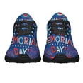 thumbnail image 5 of Happy Memorial Day Shoes Sneakers for Women Men Black Size 13, 5 of 7