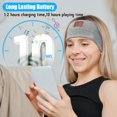 thumbnail image 4 of Auriculares para dormir ASIILOVI con diadema Bluetooth 5.4, paquete de 2, 4 of 6
