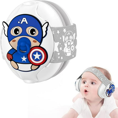 Baby Headphones-Infant Ear Protection for Babies 0-36 Months,25dB NRR Baby Noise Cancelling Earmuffs for Improves Sleep, Ideal Baby Travel Essentials for Airplane/Sleep/Outdoor