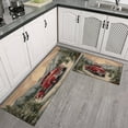 thumbnail image 3 of 2 Pieces Of Kitchen Rugs and Mats Non Skid Washable Merry Christmas (5) Kitchen Mat,Floor Cushion Waterproof Rug,Rubber Backed Area Rugs for Laundry 47*17+30*17, 3 of 7