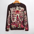 thumbnail image 2 of Rick And Morty Sweater Long Sleeve Round Neck Pullover Jumper Fall Winter Clothes Print Tops Blouse XL, 2 of 6
