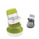 thumbnail image 2 of Cepillo dispensador de jabón para fregar la palma con bandeja de goteo, cepillo de lavado para platos, ollas, sartenes, limpieza del fregadero, 2 piezas Botao, 2 of 5