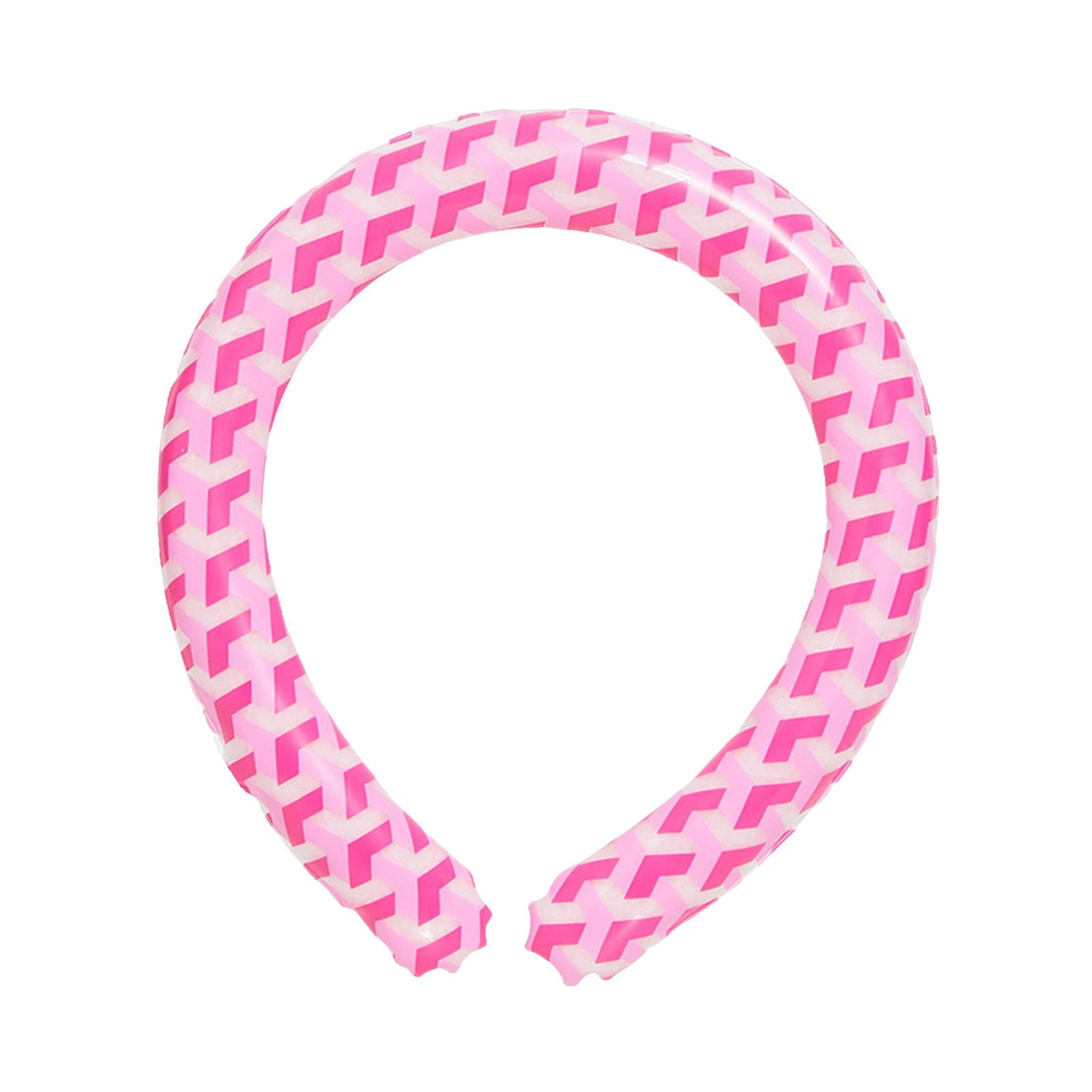 Neck Cooling Tube, Neck Cooling Wraps Gel, Wearable Neck Cold Choker Ice Cushions Chill Neck  for Running, Beach, Camping, Fitness Pink
