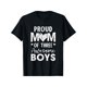 thumbnail image 1 of Mamá orgullosa de 3 niños - Camiseta de algodón suave para hombre y mujer | Regalo perfecto para el Día de la Madre, Navidad, Halloween y Acción de Gracias | Camiseta negra de manga corta cómoda para, 1 of 6