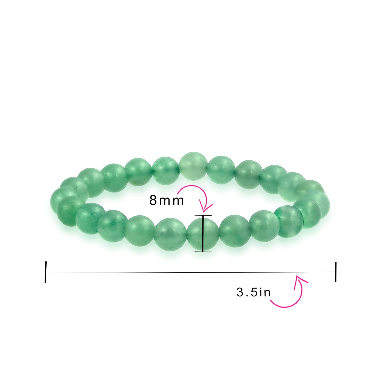 Stretch Bracelet | 8mm Beads (Green Aventurine) – Cherry Tree Collection
