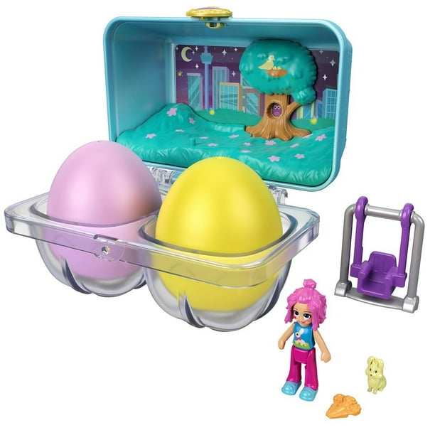 Polly Pocket Easter Egg Playset With Surprise Polly Doll (Styles May