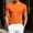 Orange, variant on COSFO White Oversized Mens T Shirt Summer Short Sleeve Workout Shirts Classic Fit with Pocket Pullover Mesh Crew Neck Tops