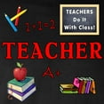 thumbnail image 3 of CafePress - Teachers Do It With Class Long Sleeve Dark T Shirt - Long Sleeve Dark T-Shirt, 3 of 4