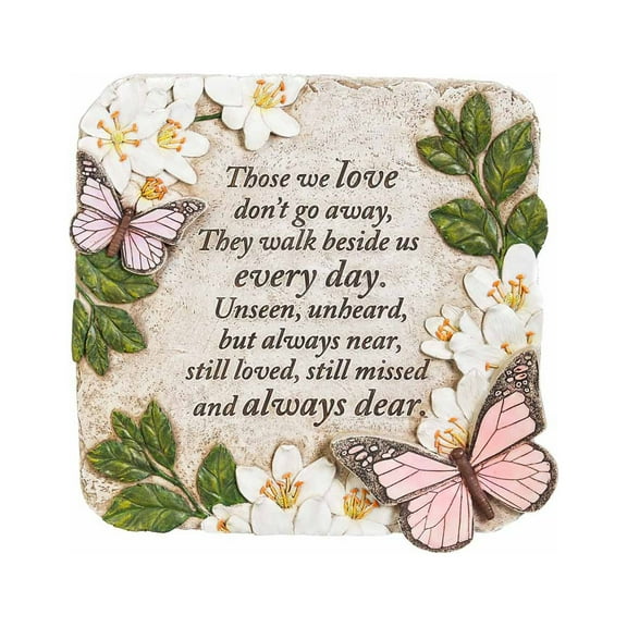 Evergreen Those We Love Butterflies Garden Stone