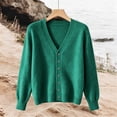 thumbnail image 5 of vzibsiv Cardigan Sweaters for Women V Neck Button Down Long Sleeve Soft Knit Lightweight Jacket Size S, 5 of 5