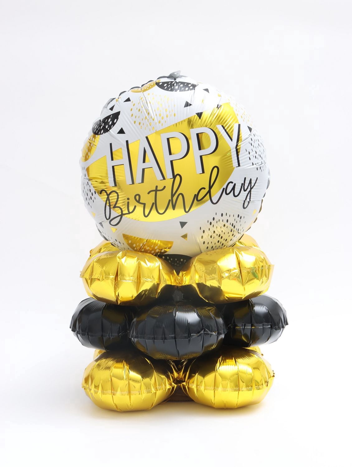 Way to Celebrate. Tabletop Foil Balloon Decoration-Happy Birthday