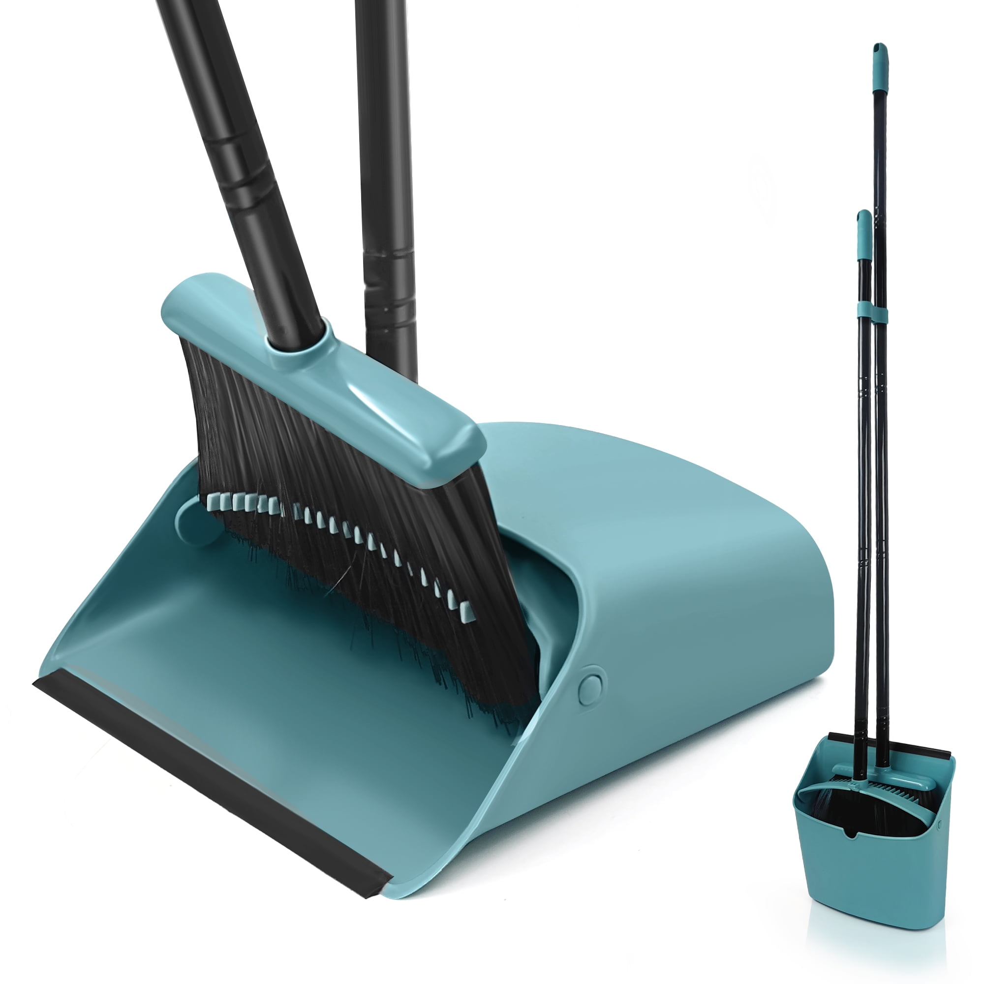 JEHONN Broom with Dustpan Combo Set (Grey-Green) - Walmart.com