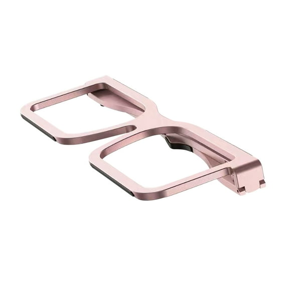 HYwys Laptop Stand Simple Heat Dissipation Aluminum Alloy Creative Glasses Portable Foldable Laptop Holder Riser for Office