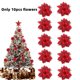 thumbnail image 1 of Juego de decoraciones para árbol de Navidad, bolas de Navidad con flores, colgante para árbol de Navidad, 75 piezas, 1 of 4