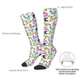 thumbnail image 5 of Picia Women Crew Soft Moisture-wicking Socks Funny Chicken Pattern Design Cotton Socks, One Size fit All, 5 of 9