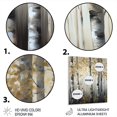 thumbnail image 3 of Designart "Enchanted Wonderland of Birch Trees V" Tree Metal Art Print, 3 of 5