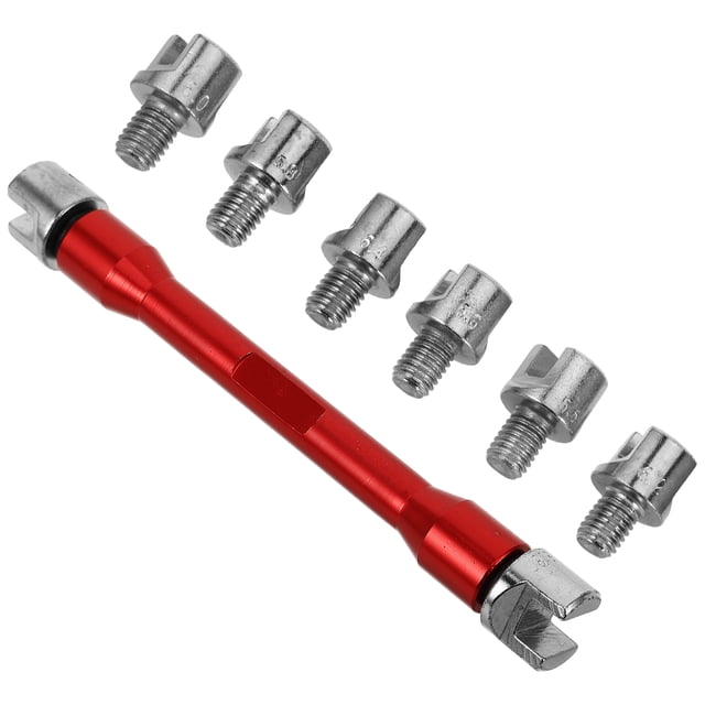 Phenofice 1Jgo Llave Para Radios De Roja Para Mantenimiento Duradero De Motocicletas