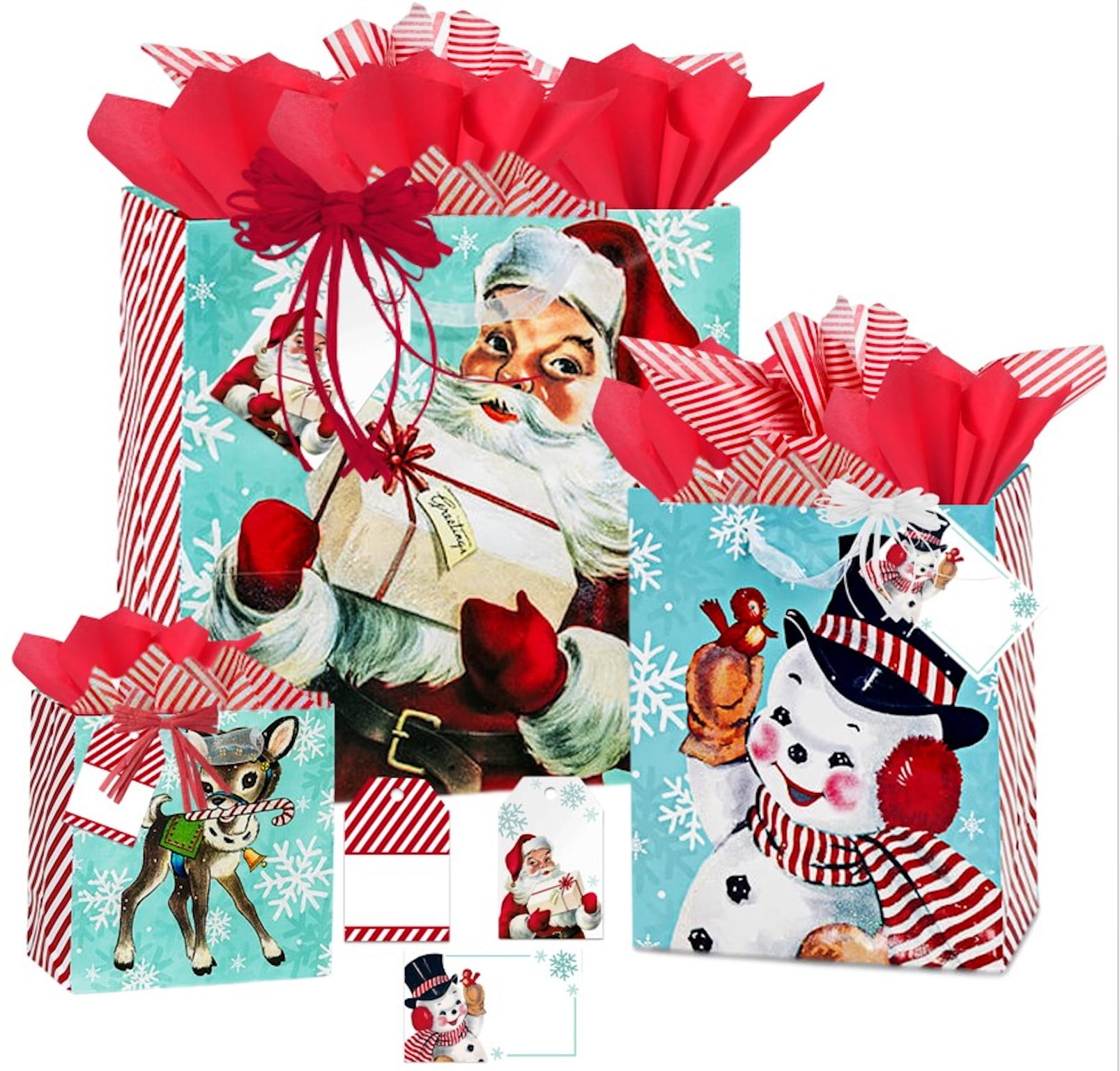 Gift Wrapping Paper Santa Wrapping Paper Funny Gifting Gift Tags and