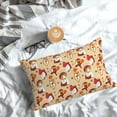 thumbnail image 3 of Salouo Guinea Pigs And Mushrooms Pattern Pillow Cases,1PC Pillow Covers with Envelope Closure Decorative Pillow Case for Bed Couch,Pillows Not Included-16"x24", 3 of 6