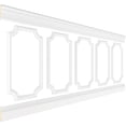 thumbnail image 3 of Ekena millwork 94 1/2"L (Adjustable 40"H to 44"H) Ashford Scalloped Panel Traditional Wainscot Paneling Kit, 3 of 10