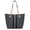 Grey-Black, variant on Montana West Tote Bag for Women Chain Top-handle Handbags, Black