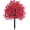 Rose Red, variant on Simulated Outdoor Violet Flowers with Ground Nails, UV Resistant Outdoor Faux Flowers, Year-Round Blooming Garden Decoration, No Watering Required Floral Decor for Front Yard, Porch, Walkway