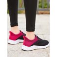 thumbnail image 6 of Frontwalk Womens Running Shoes Breathable Mesh Walking Sneakers lightweight Lace-up Woman Running Athletic Shoes Comfort Trainers Black 6, 6 of 7