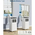 thumbnail image 6 of Portable Air Conditioner, 8,000 BTU for Large Room up to 450 Sq. Ft., Smart AC with Window Kit and 24H Timer, Dehumidifier & Fan Modes, Bedroom AC Unit, 6 of 7