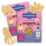 Pastabilities Organic Kids Pasta, Fun Princess Shaped Noodles, Non-GMO Natural Wheat Pasta 11 oz, 2 Pack