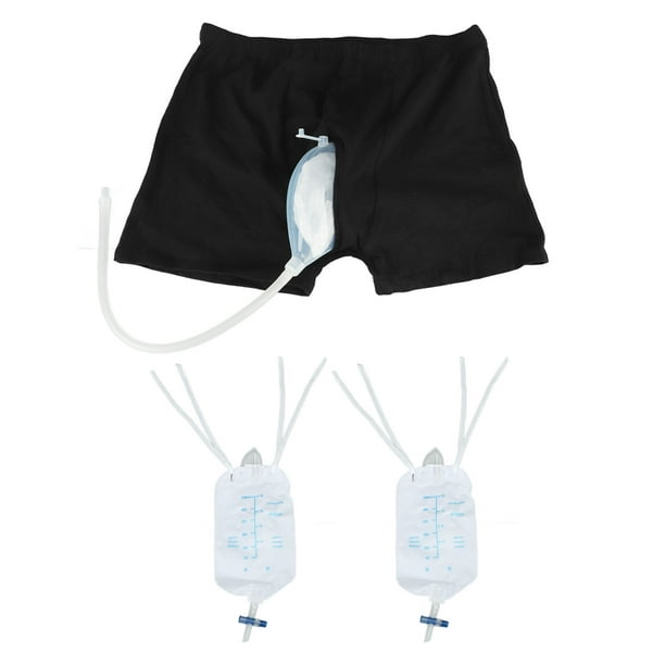 Male Urinal Bag, Wearable Urine Bag Incontinence Pants For Men