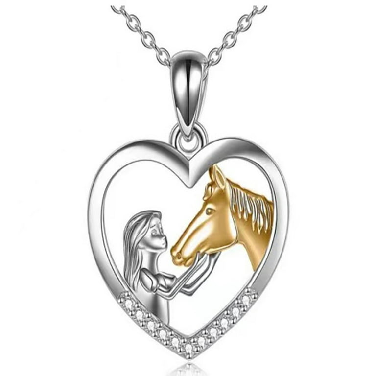  Horse Gifts for Girls, Horse Necklaces for Girls Horse Gifts  Horse Jewelry Horse Necklace Horse Gifts for Girls Jewelry Girls Necklaces  Horse Jewelry for Teen Girl Gifts Horse Gifts for Women