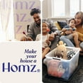 thumbnail image 6 of Open Box Homz 6 Qt Secure Latching Plastic Container Bin w/ Lid 10 Pack, 6 of 11