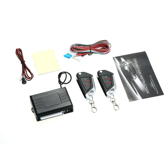 Systèmes d'Alarme pour Voiture Télécommande Auto Trousse Centrale Verrouillage Central avec Télécommande Serrure de Porte Système d'Entrée Sans Clé pour Véhicule