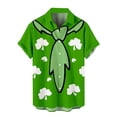 thumbnail image 3 of Camisa del Día de San Patricio para hombres, camisas hawaianas con botones y estampado completo en 3D, camisetas de playa informales de verano de manga corta, camisas y blusas, 3 of 5