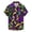 AD-Multicolor, variant on BiZtdJrK 2025 Costume Men Mardi Gras, Fashion Mask Print Button Down Cuban Shirts Casual Lapel Tropical Shirt Big and Tall Vacation Beach Tops Multicolor XXL Lightning Sales Of Today