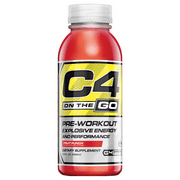 Cellucor C4 On The Go Pre Workout Energy Drink, Fruit Punch, 10 Fl Oz, 12 Ct