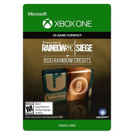 Xbox One Tom Clancy's Rainbow Six Siege Currency pack 600 Rainbow credits (email